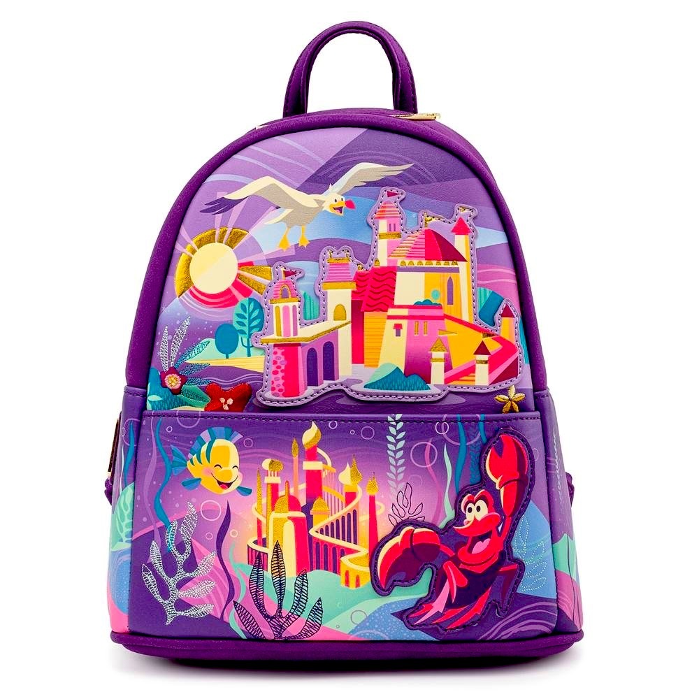 Loungefly Disney Little Mermaid Ariel Castle Series Mini Backpack